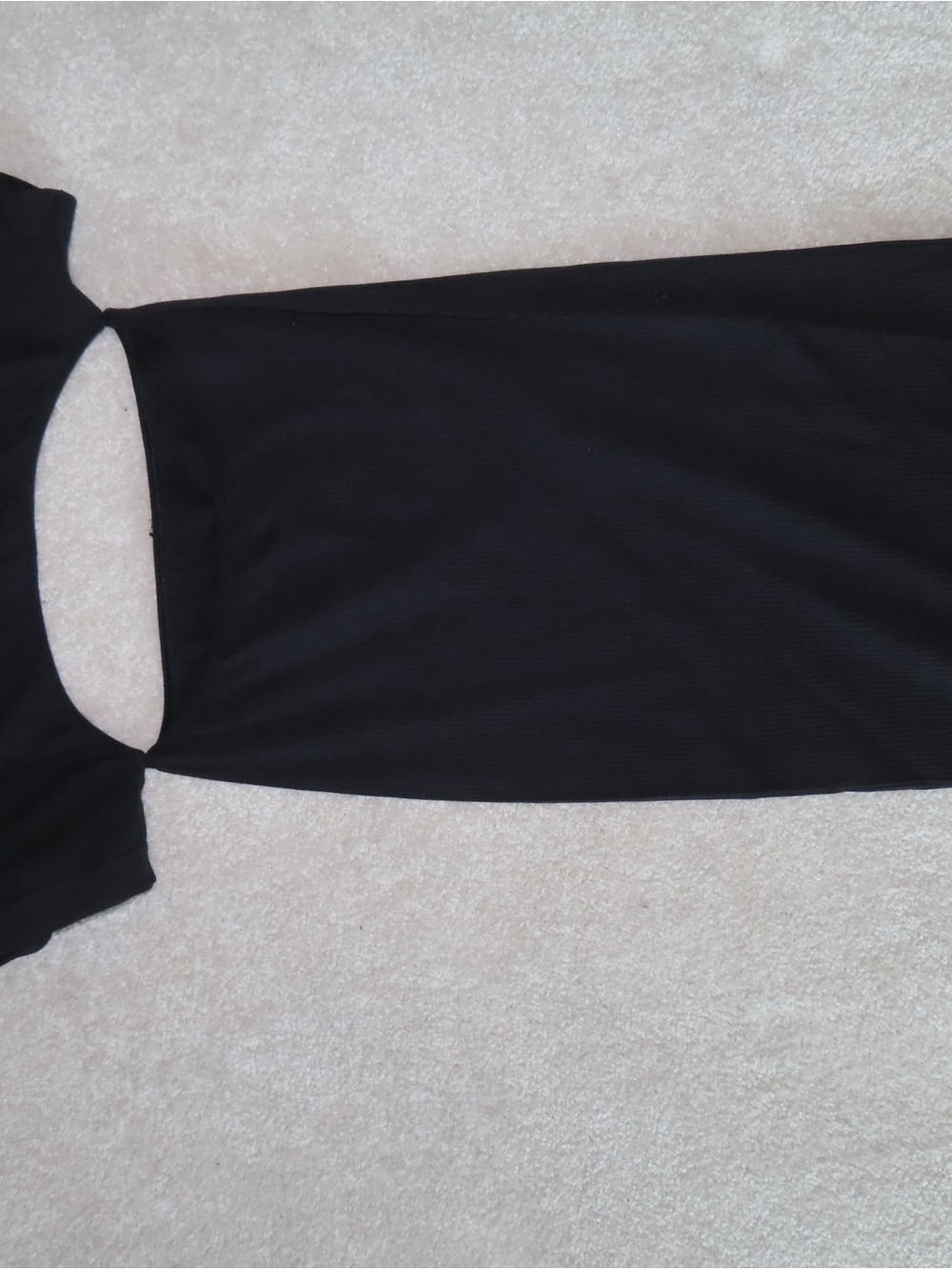 PrettyLittleThing Black Mini Dress with Cutout